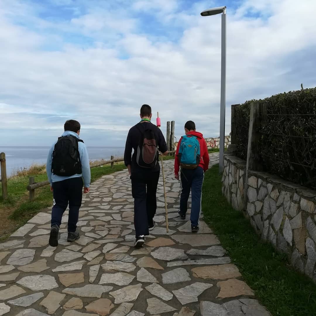 Ayer tropa Mafeking y unidad Cuélebre hemos hecho la ruta cervión.