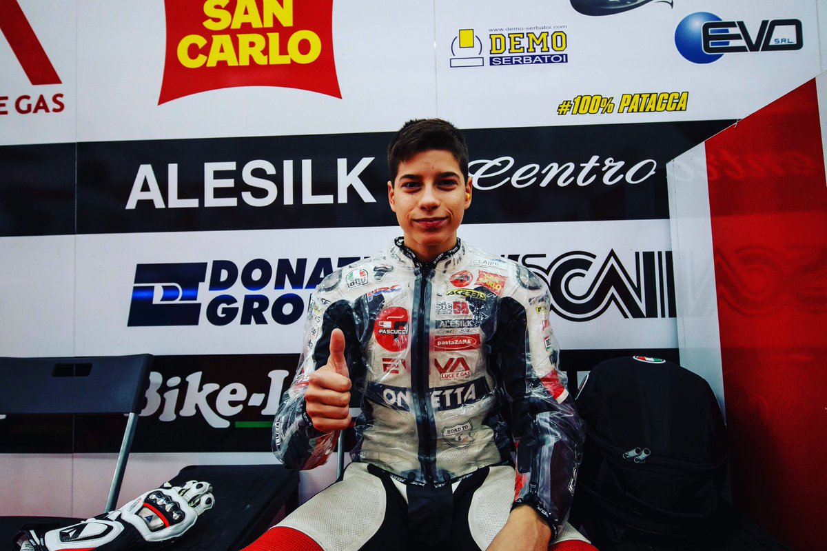 teamSic58's tweet photo. RACE 🏁 #ETC
Bertelle P11
Patacca P32
Falzone P35
#sic58squadracorse #ETC #EuropeanTalentCup #patacca #falzone #bertelle #fimcevrepsol #eviva #pascucci #ongetta #roadtomotogp #Sic58 https://t.co/pPIIeAwZQe