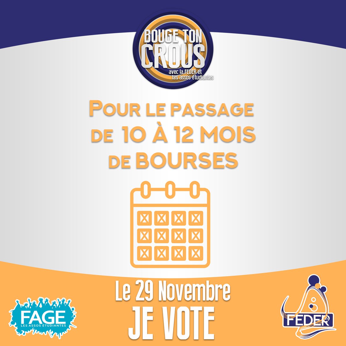 la_feder's tweet photo. ‼️Vote Bouge Ton CROUS avec @la_feder et Tes Assos ‼️

Pour un versement des bourses TOUTE L'ANNÉE, soutient la liste Bouge ton CROUS avec @la_feder et tes assos ↗️

Plus d'infos ici : https://t.co/AYEjr05NM9

 #WeAreFeder #BOUGETONCROUS https://t.co/gjflbRWusP https://t.co/ujjzi97oer