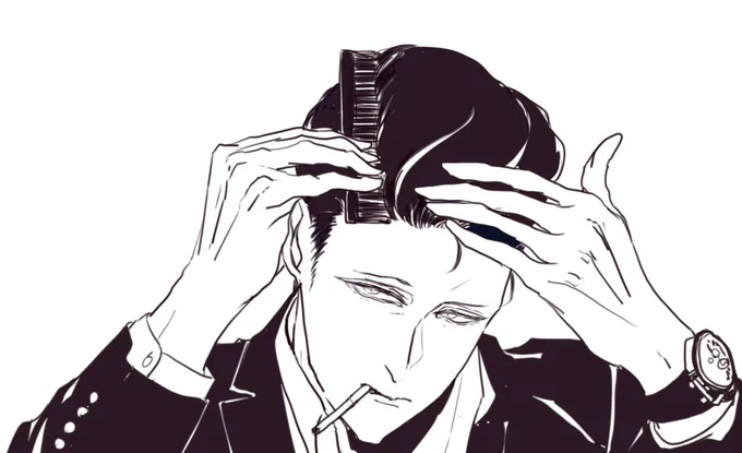 下っ端が女に会いに行くのかと思う日はいつもお嬢のお迎えに行く日な極長男と極次男 