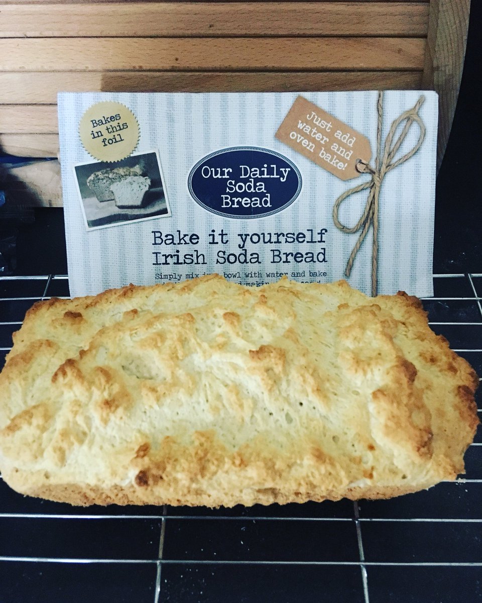 The sister bought me some #ourdailysodabread from <a href="/ourdailywheaten/">OurDailyWheatenBread</a> and oh my word, it’s just like being at home! Mix with water, put in the oven and hey presto, the best soda bread I’ve had in a long time!
