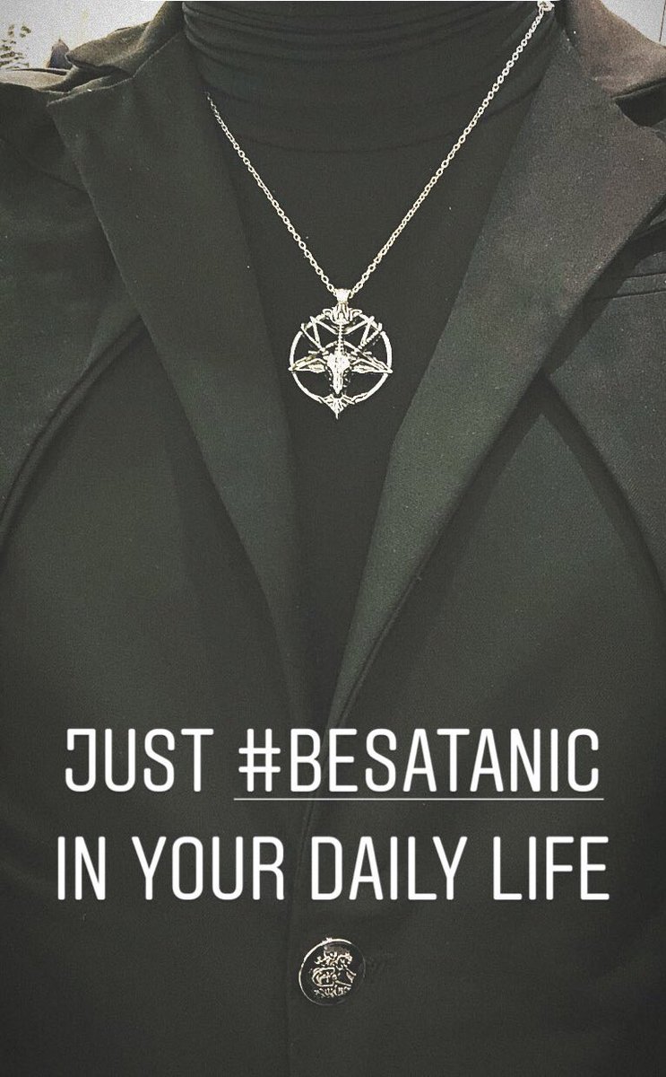 SatanicStyle's tweet image. #Baphomet with a gothic suit. Just #BeSatanic in your daily life. 

#satanicstyle #occult #altfashion #alternativefashion #darkaesthetic #darkfashion #satanicfashion #satanism #gothaesthetic #gothfashion #satan #satanism