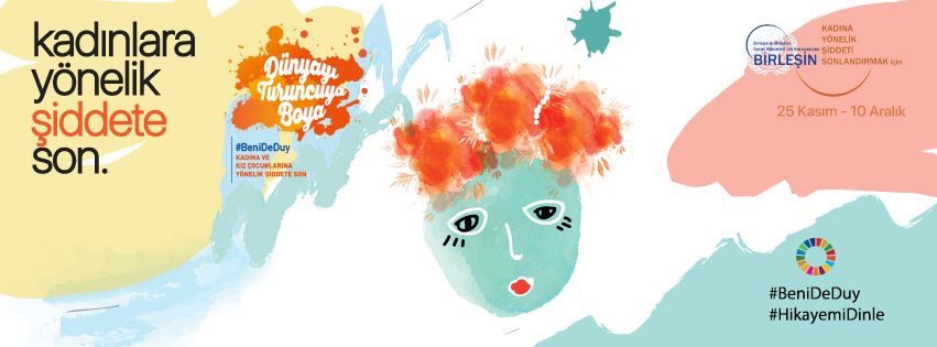 Kadına Yönelik Şiddete Karşı Uluslararası Mücadele Günü olan 25 Kasım aynı zamanda Cinsiyete Dayalı Şiddete Karşı 16 Günlük Aktivizm Kampanyası'nın da başladığı gün. Farkındalık yaratma kampanyasını #HikayemiDinle ve #BeniDeDuy etiketleriyle takip edip destek olabilirsiniz!