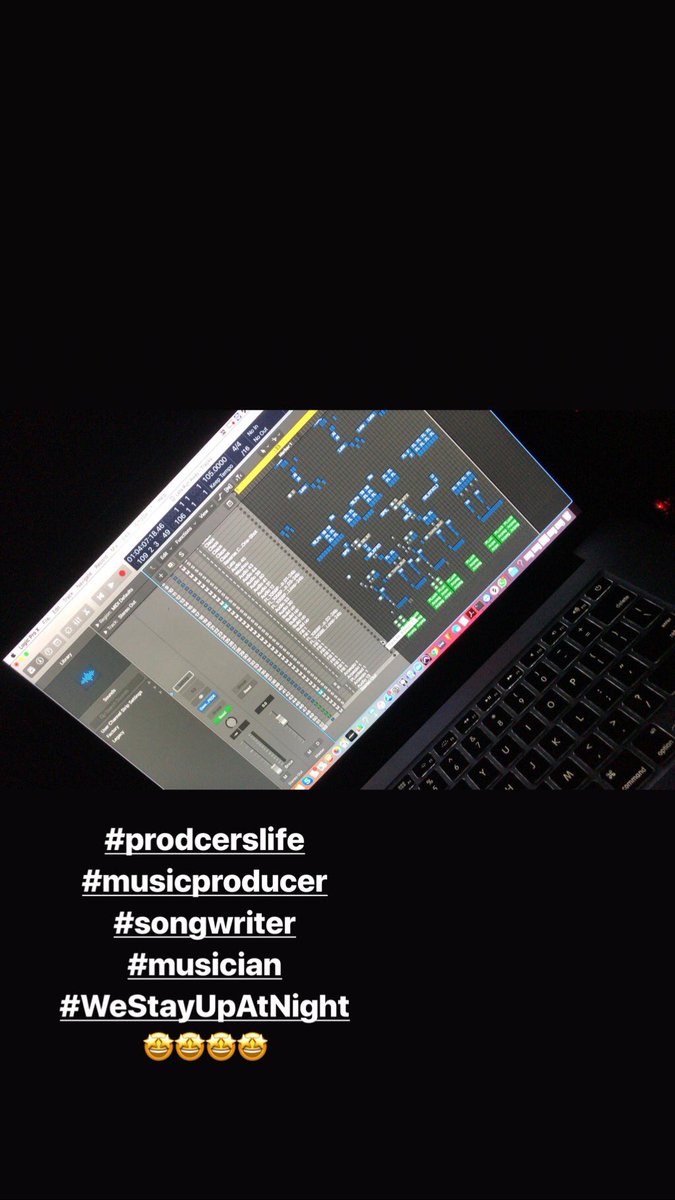 #producerslife #songwriterslife #musicianlife #westayupatnight 🤩🌟