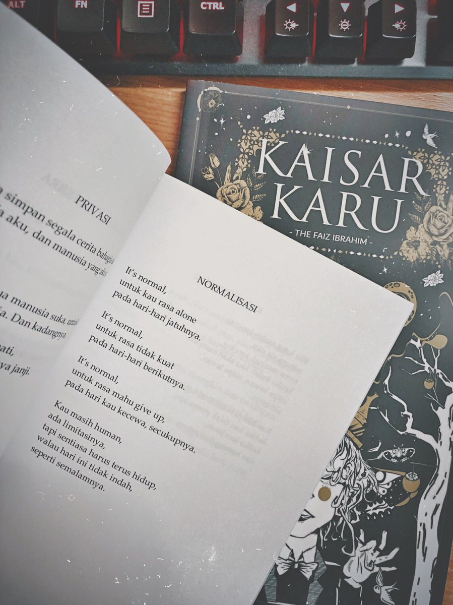thefaizibrahim's tweet photo. At the end of the day, kau masih seorang manusia yang punya limitasinya. :')

Sedutan dari buku #KaisarKaru  keluaran @TheBookuHQ. https://t.co/lml4nTalAQ