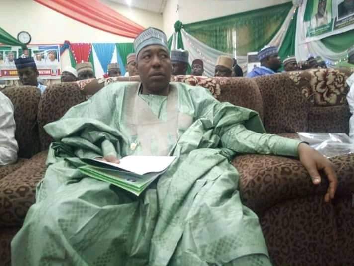 BornoYoung's tweet photo. Prof. Babagana Umara Zulum Borno State APC Gubernatorial Candidate also attended APC Northeast Zonal Meeting at Bauchi Government House on Saturday 24th Nov 2018. #APC #NextLevel #Zulum2019 https://t.co/H0R6tqcVwS