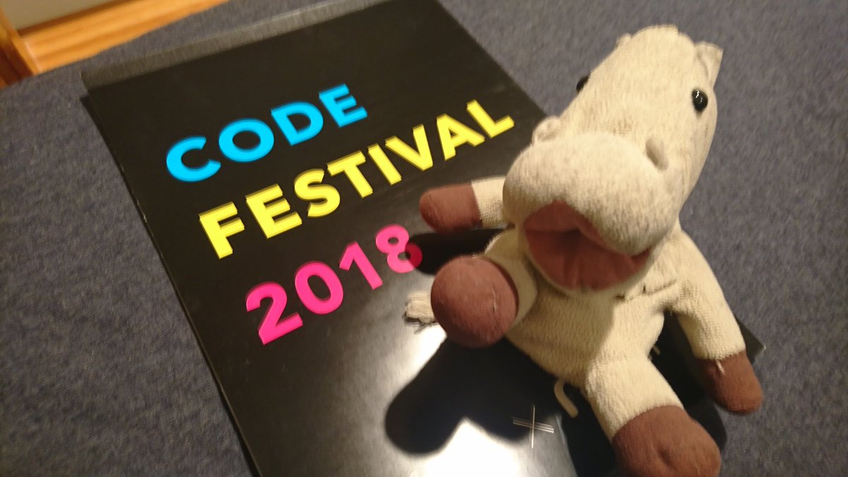 sinsincoscos's tweet photo. #code_festival https://t.co/JK4BfJ28lk