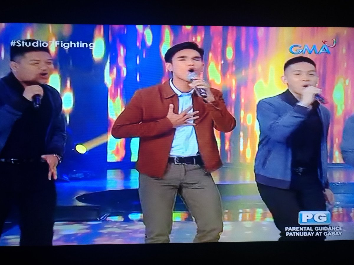 Oh wow! Hello mga pogi ng <a href="/gmastudioseven/">STUDIO 7</a> . #Studio7Fighting <a href="/iammarkbautista/">Mark Bautista</a> <a href="/anthonyrosaldo/">Anthony Rosaldo</a> <a href="/JoshAdornado/">Josh Adornado</a>