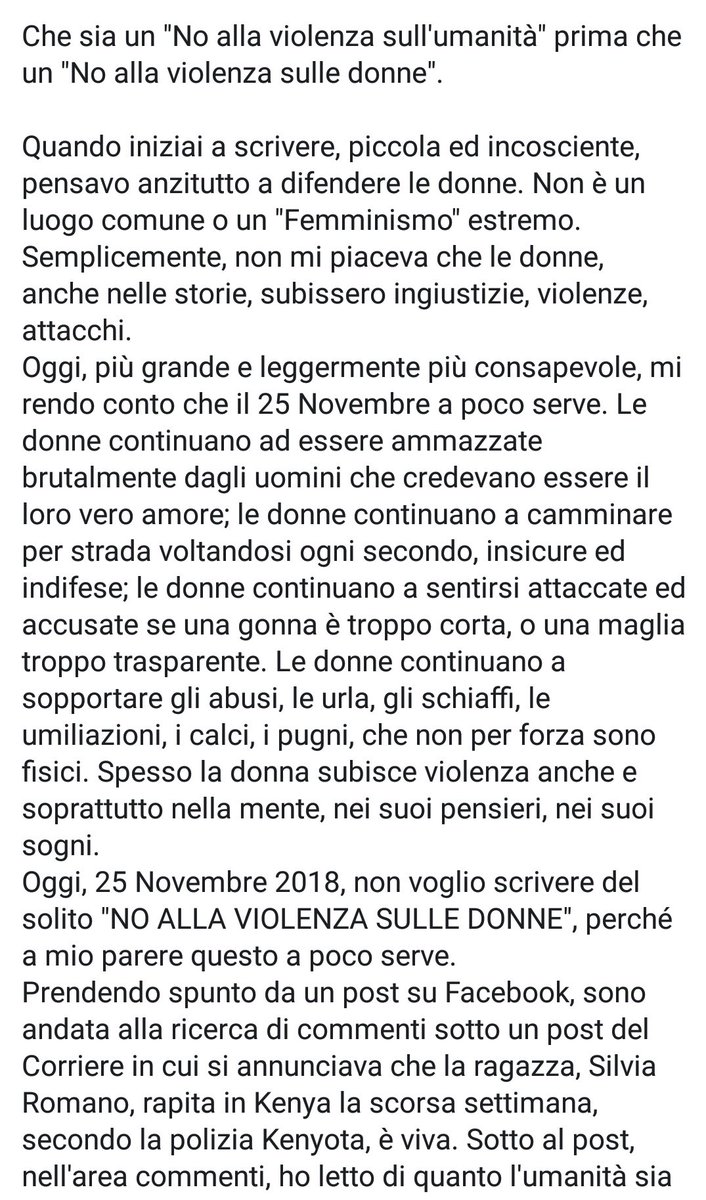 BeatriceCosta24's tweet photo. #25novembre #NOALLAVIOLENZA https://t.co/oVSVYe574d
