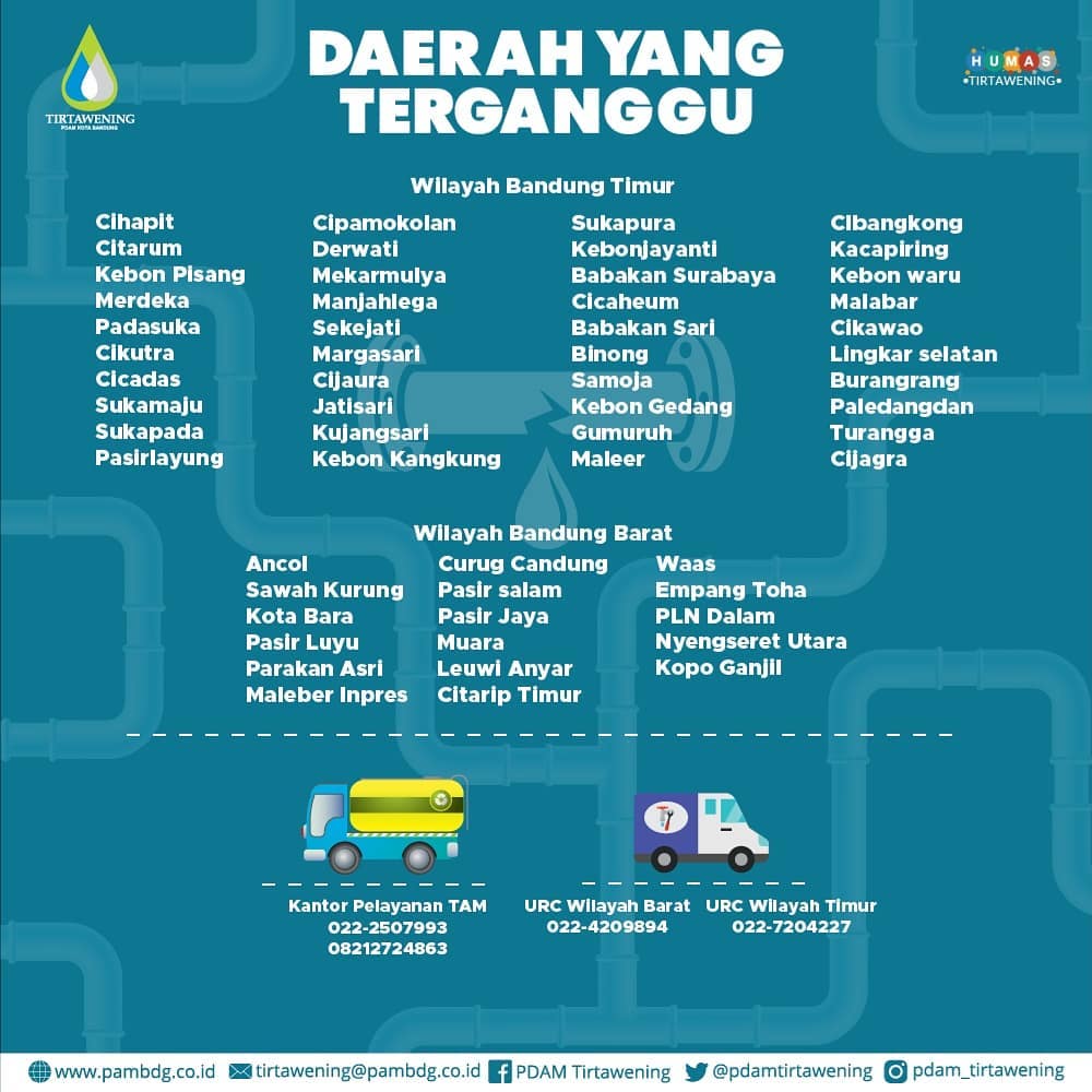 tct_indonesia's tweet photo. Direktur Utama PDAM Tirtawening Kota Bandung Bapak Sonny Salimi bersama Direktur Air Minum Ibu Rachmawati Rachman meninjau perbaikan pipa transmisi Cisangkuy Baru dengan jenis pipa DCIP… https://t.co/QRPLqPoFPF https://t.co/VFYxXOLfNN