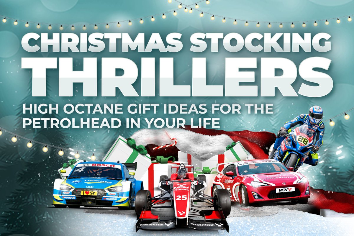 Make dreams come true this #Christmas with our festive stocking thrillers! We’ve got fabulous high octane gifts ranging from driving experiences to race tickets and much, much more! Check it out here >>> bit.ly/2zqqZ1o