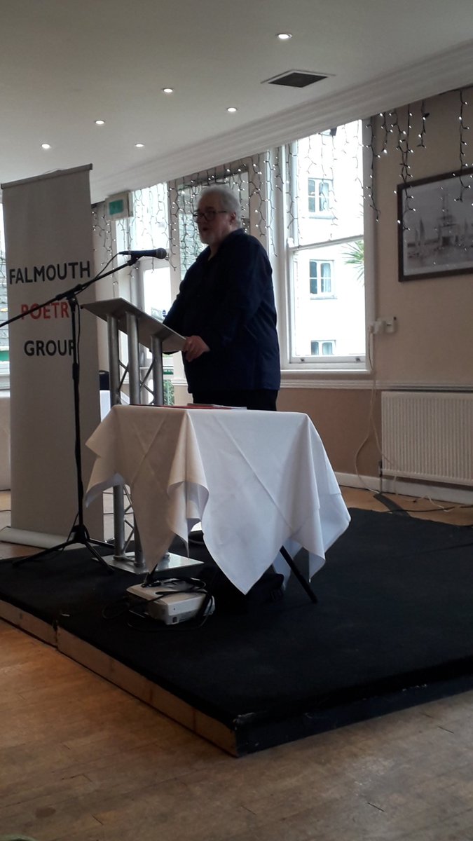 cocopofest's tweet photo. Sean O'Brien: 
"The great combination of friendliness and seriousness at the Cornwall Contemporary Poetry Festival is exactly what one hopes for from a festival."
#cocopofest https://t.co/e3UvUZQuEM