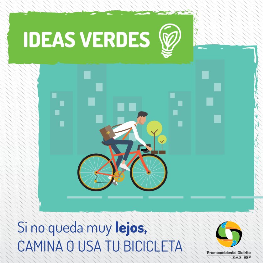 Promoambiental_'s tweet photo. Los domingos y todos los días, serán ideales para darle uso a la bicicleta🚴♀️o para caminar🚶♀️. Son opciones que te permitirán:
▪ Ganar estado físico
▪ Reducir los niveles de contaminación ▪ Reducir los niveles de estrés
#IdeaVerde👇 https://t.co/7kpRax5fMv