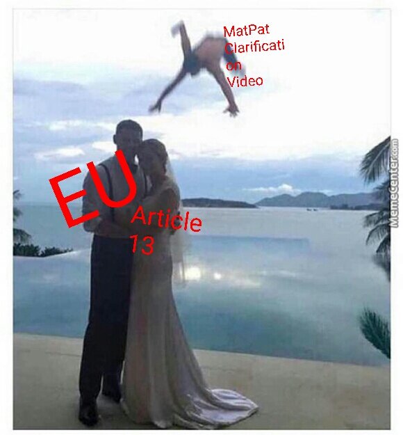 paulinanarozna's tweet photo. I made a meme. Come at me Voss.
#SaveYourInternet #article13meme #Article13 @MatPatGT
https://t.co/VNeWa6WwIu https://t.co/DSBXtEZa7y