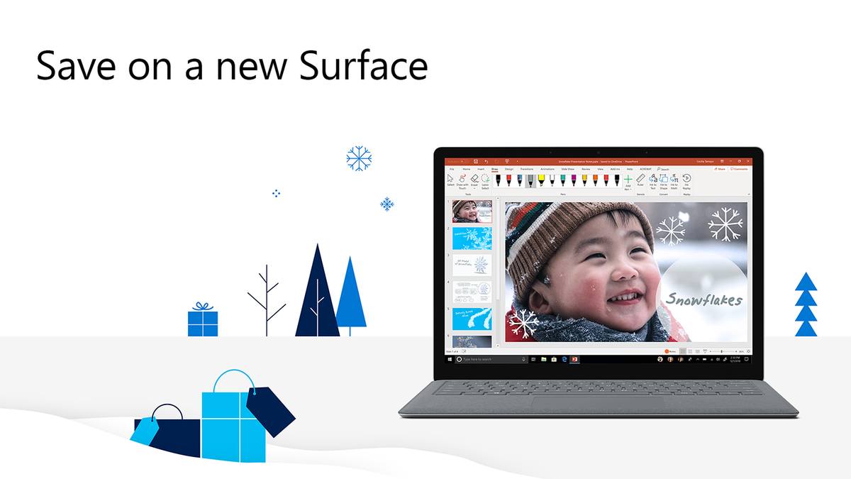 It's the most wonderful time of the year...to save on a new @Surface. Save up to $330 off with our #BlackFriday deals: http://msft.social/zfQylk