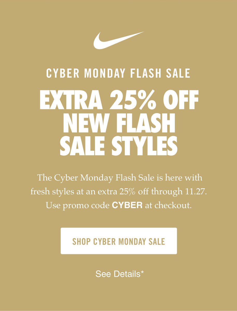 nike cyber monday sales 2018