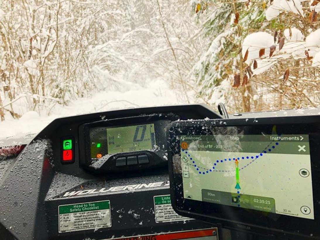 MagellanTRX's tweet image. Who is ready for snow ‘wheeling? @lucrestyle on IG getting in some snow miles on the  @YamahaOutdoors  X2 and  #adventurepro GPS powered by the Magellan TRX system.

#Repost @lucrestyle with @get_repost
・・・
A winter wonderland with the X2 and the Adventure Pro!