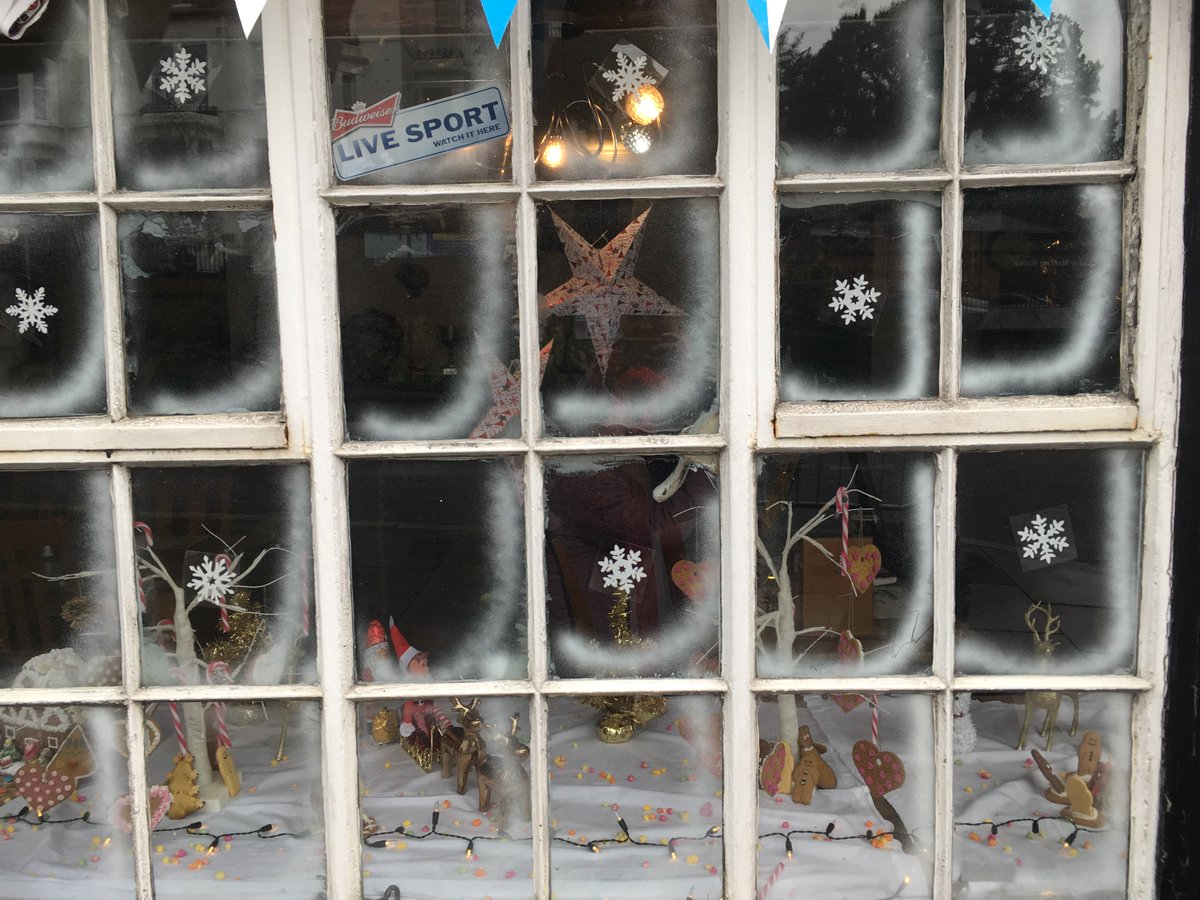 HelloDorking's tweet photo. And even more businesses have joined in our #ChristmasWindow #Competition! @TwoManyCooksLtd, @spotteddorking #theboothole - We have an amazing #Community and #IndependentSpirit @GetSurrey - be sure to join us today for the #Dorking #ChristmasFestival and #ExploreDorking! https://t.co/2WBmzamPjr