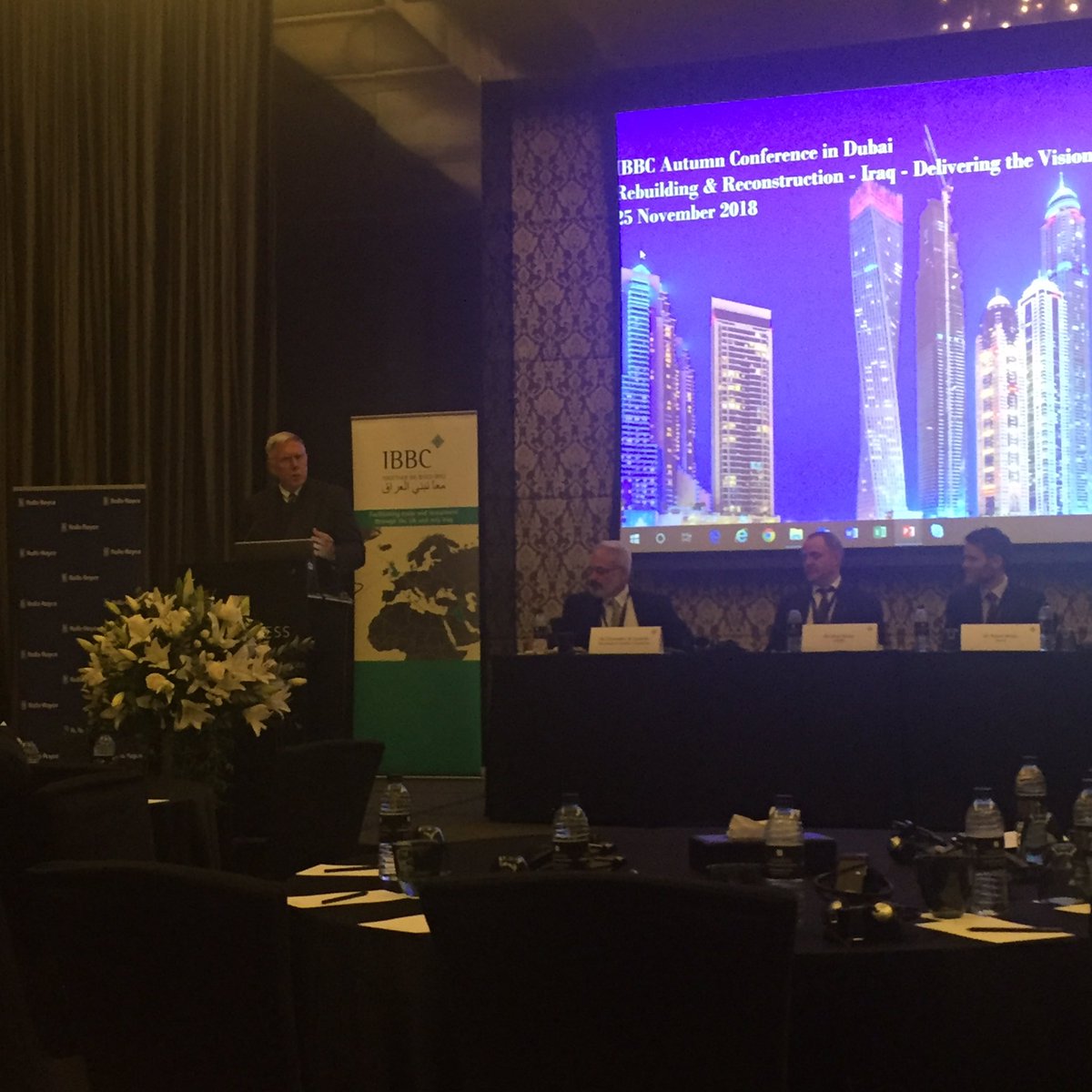 vandentoorn's tweet photo. Prof Frank Gunter @LehighU, economist &amp; expert on #Iraq’s, says one thing that makes him optimistic is that the young people he’s met @AUIS_NEWS &amp; @thestationiq are less tolerant of corruption, the real curse on the country @IBBC_London Dubai conference https://t.co/5X30HZPs6E