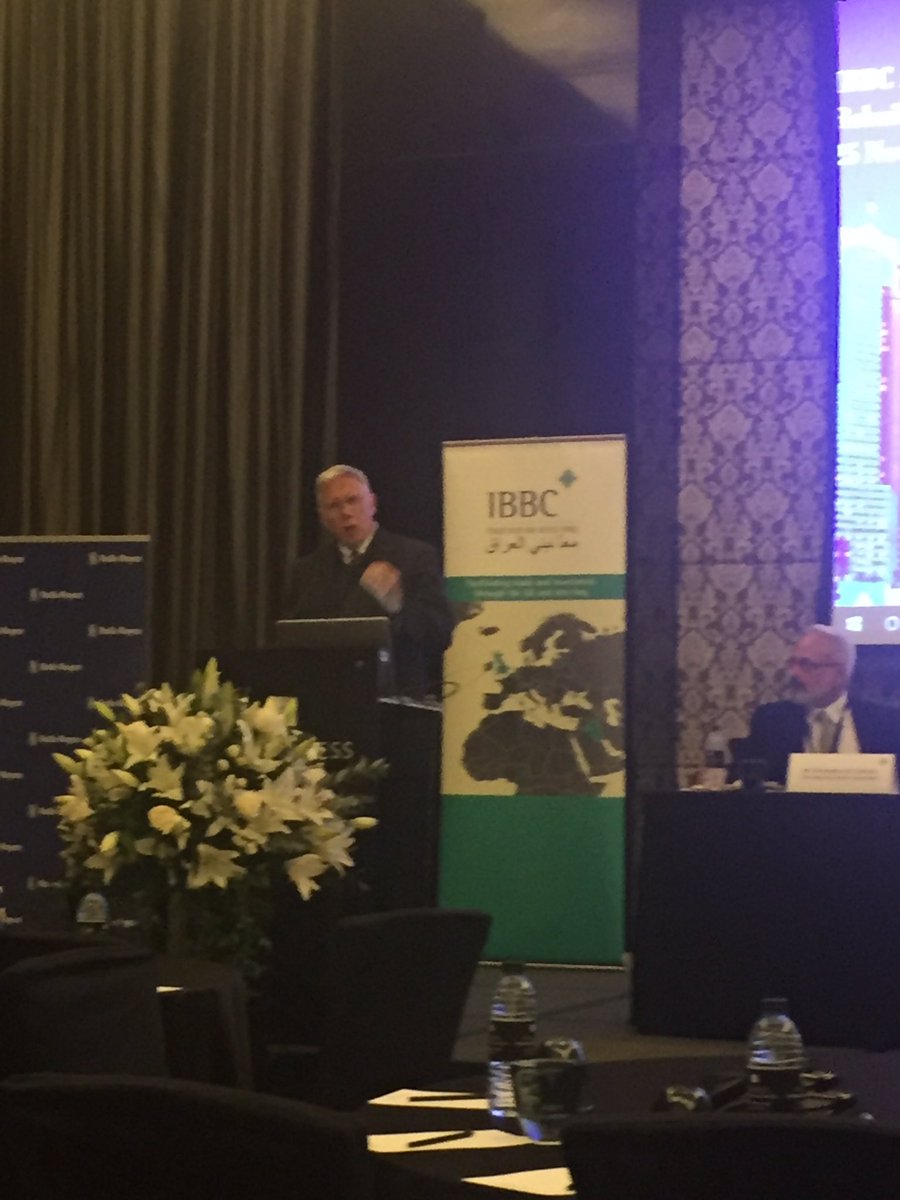 vandentoorn's tweet photo. Prof Frank Gunter @LehighU, economist &amp; expert on #Iraq’s, says one thing that makes him optimistic is that the young people he’s met @AUIS_NEWS &amp; @thestationiq are less tolerant of corruption, the real curse on the country @IBBC_London Dubai conference https://t.co/5X30HZPs6E