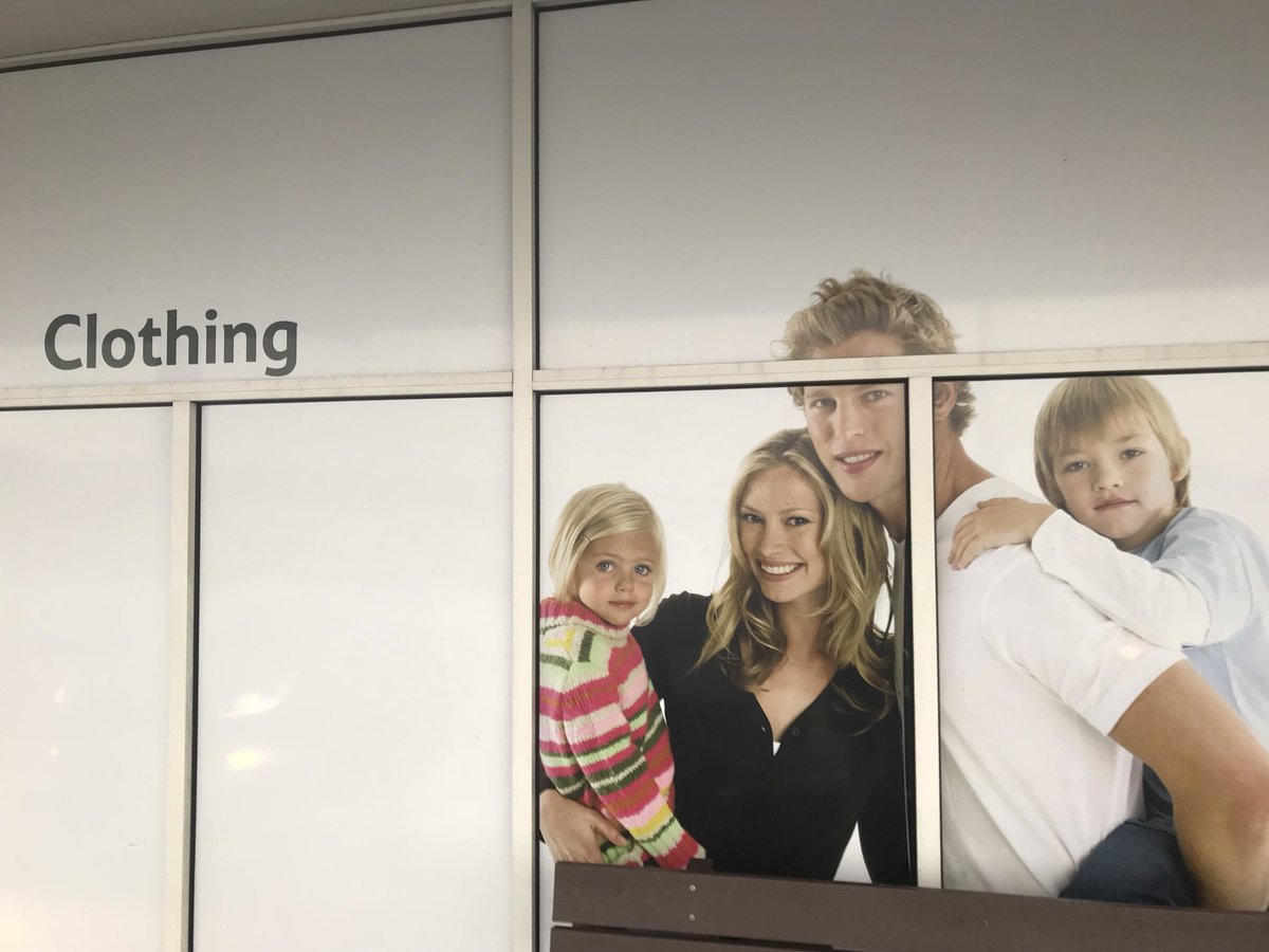 Tesco Management Team: “In the multi-cultural, diverse society that is modern Britain, it’s great to see @Tesco #Dundee communicating a more inclusive... SHIT THE BED! WHO SIGNED OFF THE BLONDE SCANDINAVIAN FAMILY FOR THE CLOTHING GRAPHIC YOU DOLTS?!!”