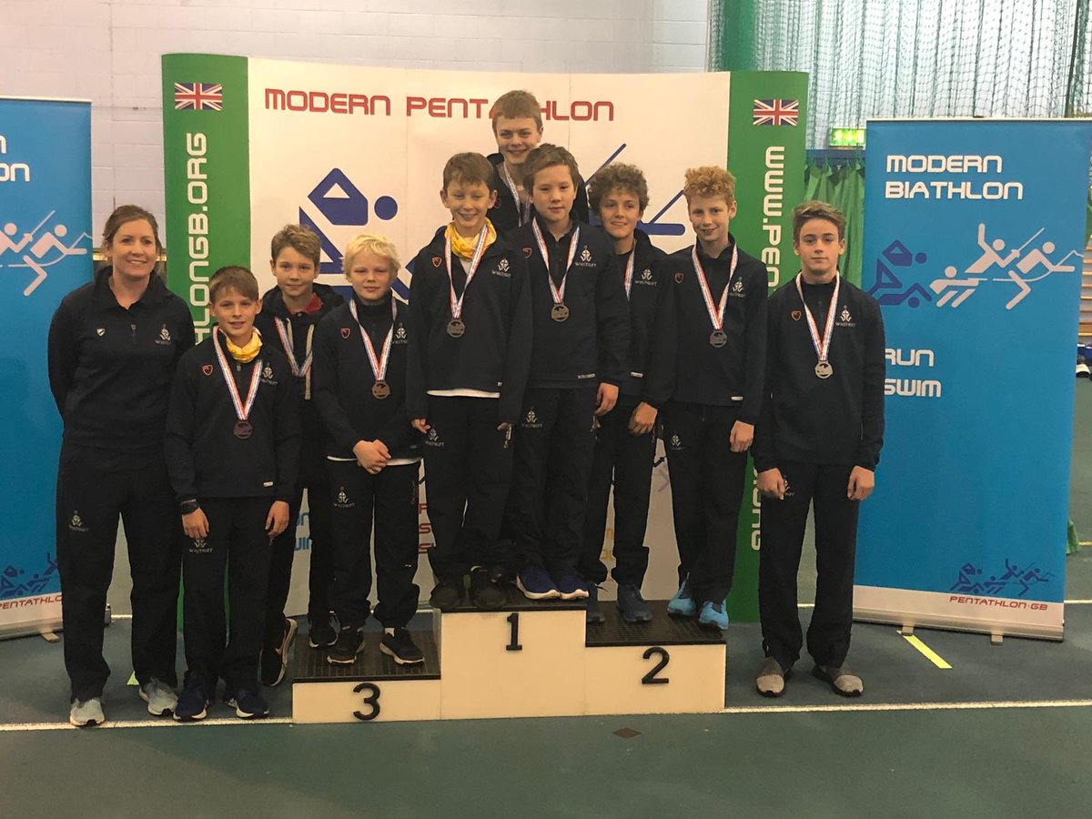 What a team! Whitgift U13 dominate the team medals 🥇 🥈 🥉 #BritishBiathlon #MultiSport #AimHigh