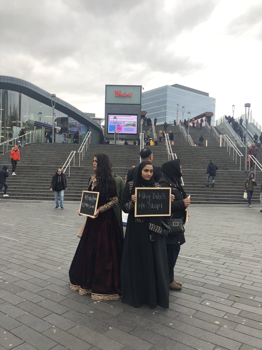 MarzanaRahman_'s tweet photo. We are at Stratford! #brokensectrets #brokenbride #IDEVAW2018
#metooβ β #believesurvivors #itsamansissuetoo #brokenbride #brokensectrets #itsnotok #enoughisenough #whydonthestop
#Whydon'tshestop https://t.co/Xs8VL4u5aa