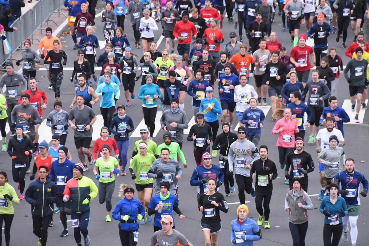 Philly_Marathon's tweet photo. Races complete โ๏ธ Time to set some new goals! What's a new goal you've set for yourself now that the #PhillyMarathon is over? #GoalSettingSunday https://t.co/qV2wBz41V7