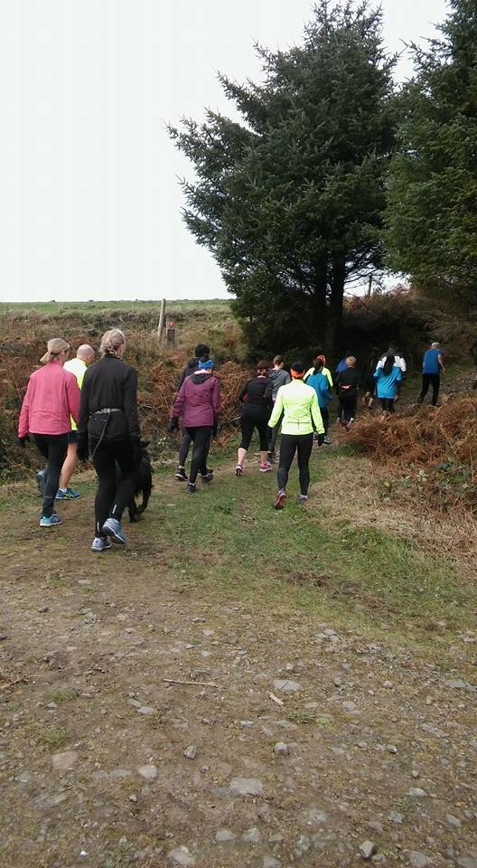Perrotts's tweet photo. @TrailblazersNPT @RunWales Fantastic turnout on a cold Sunday morning you all did awesome and smashed out a very hilly technical run this morning 5.5 miles :) we needed that warm up brew at the end, well done gang x @shalouleech @ https://t.co/BEfAJY2kKI