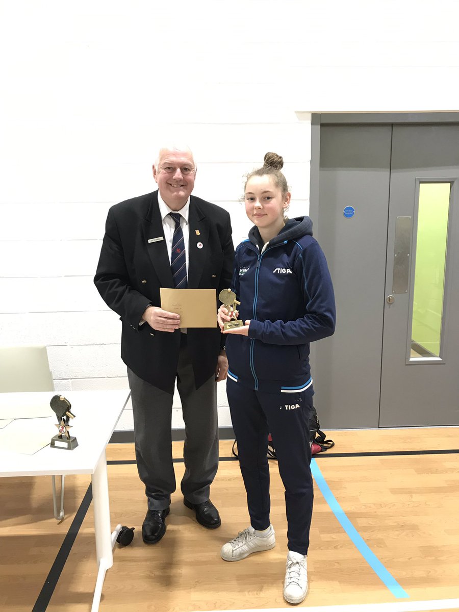StMellonsTTC's tweet photo. St.Mellons Junior and Cadet Open. Junior Girls Runner up @Daniellekelly02 @walesTT https://t.co/sagcnLA0cU