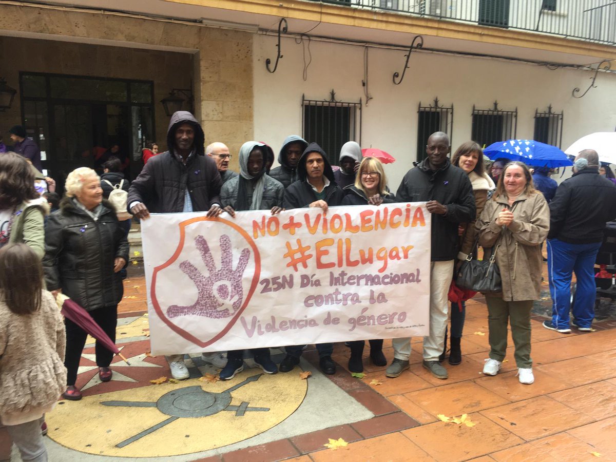 Manifestación 25N contra la violencia machista en Argamasilla de Alba