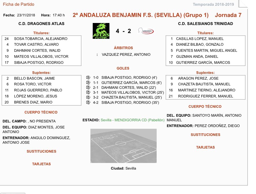 Nueva jornada de nuestros benjamines y Alevines Futsal en <a href="/RFAF/">RFAF</a> ante <a href="/atlasfs/">dragonesATLASFS</a> y <a href="/CDMultisportFS/">CD Multisport FS</a> con derrota en benjamines y victoria en Alevines! A seguir! 💪💪