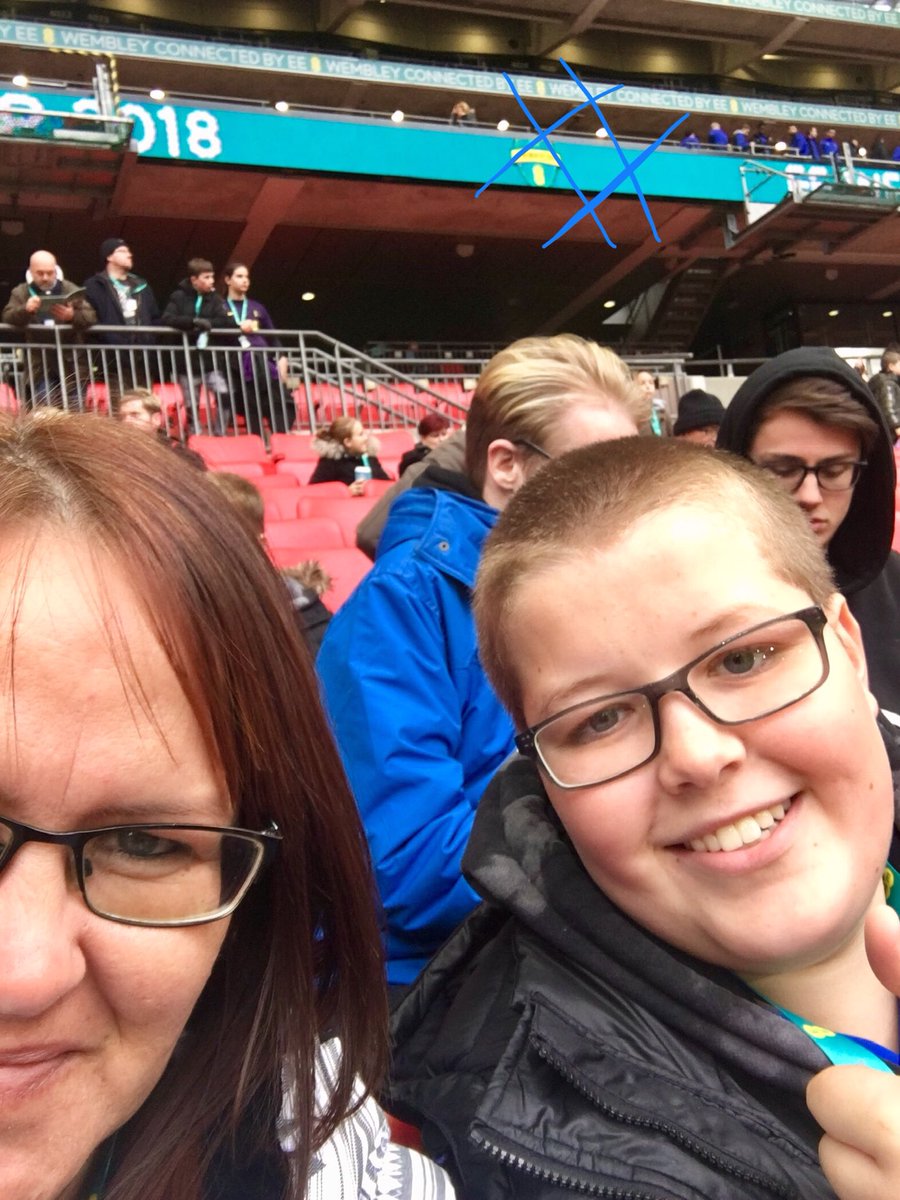 dawnewill's tweet photo. At the Wembley cup for the 3rd year running #WembleyCup https://t.co/JC8Zr6JPAl
