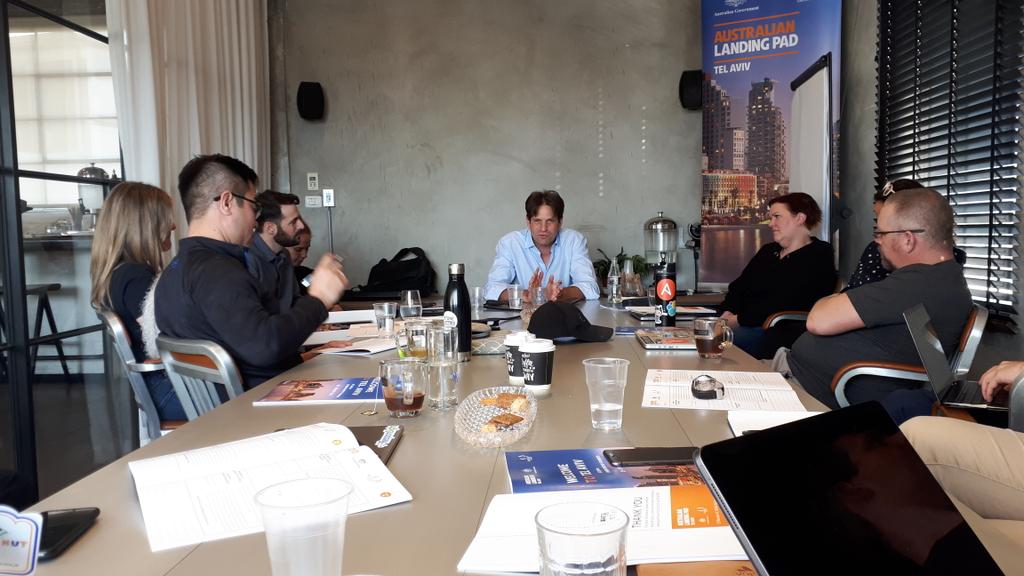 SerinusSecurity's tweet photo. Hardware is on the way back according to Tomer Shani from Meitar Liquornik Geva Leshem Tal Israeli law firm @LandingPadsAU #telavivlp @cyriseco Israel trade mission https://t.co/IC8Pe3CPkX