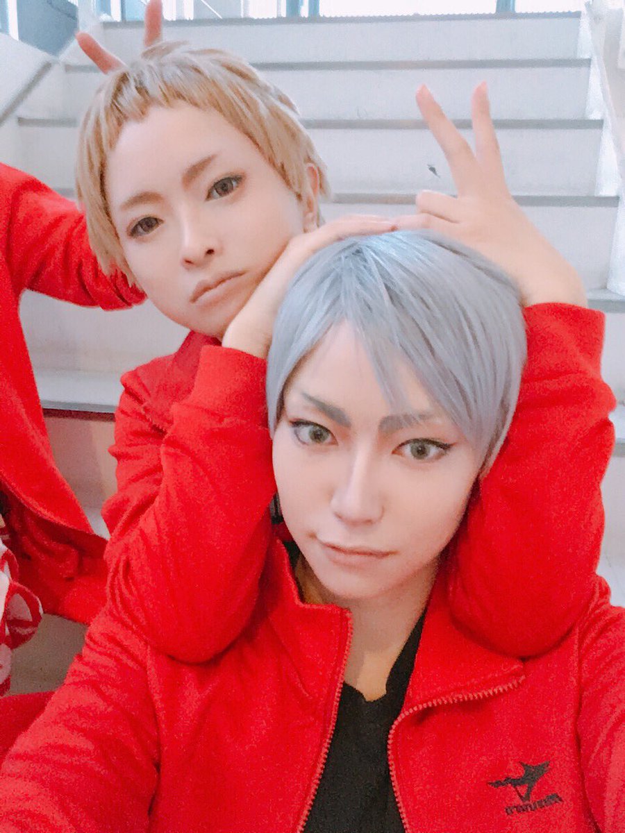 kaorikanan's tweet photo. 2ショ〜〜はぁ〜〜音駒好き🐈みんな可愛かった〜😭😭和人さんリエーフ初出しだったらしいけど、前からリエーフレイヤーだよね？って感じの仕上がりでした🐈 https://t.co/RoDYtYor43