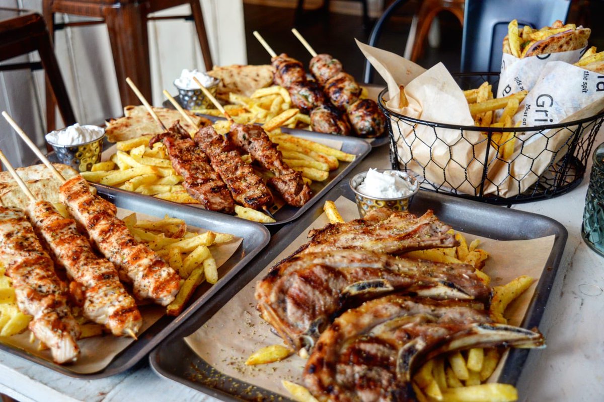 Get your meat protein at Grilla with our delicious home made skewers and fresh local lamp chops  🍖 🥩