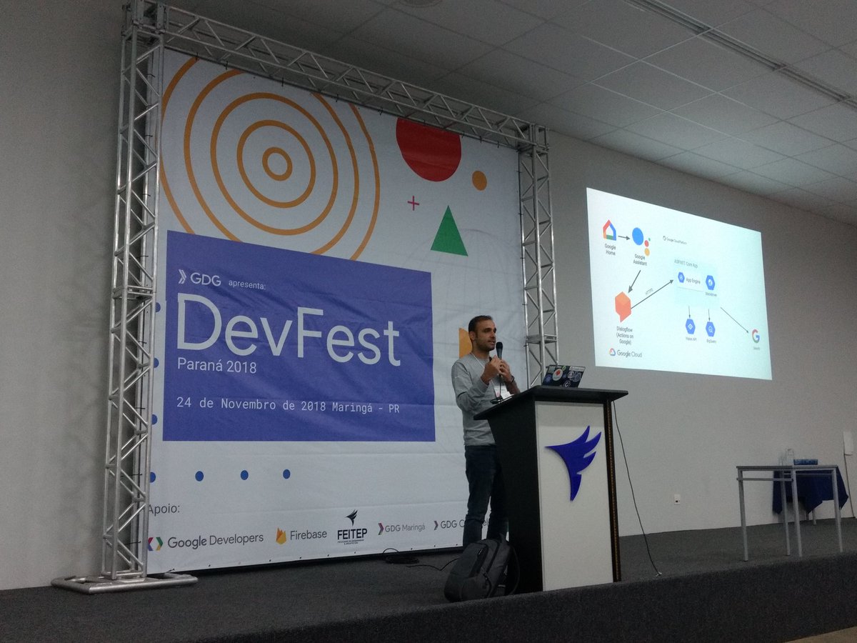 GDGBelem's tweet photo. #DevFest18 #DevFestPR18 @meteatamel Great presentation! Congratulations! https://t.co/r8O0R1ypPW