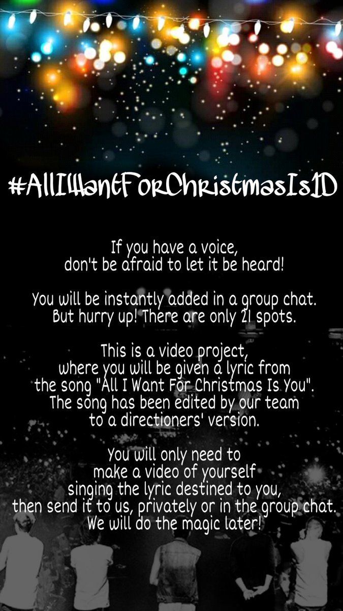 1DNot1DPromoTe1's tweet photo. #REMINDER | The best time of the year is getting nearer and nearer! 

Prepare yourself for a day full of nostalgia 'cause on 1DChristmas we will bring back the 1DDay! A day when we'll remember the best times, the best music and the greatest memories. 

This year is our Christmas! https://t.co/oZx8MxKoDw