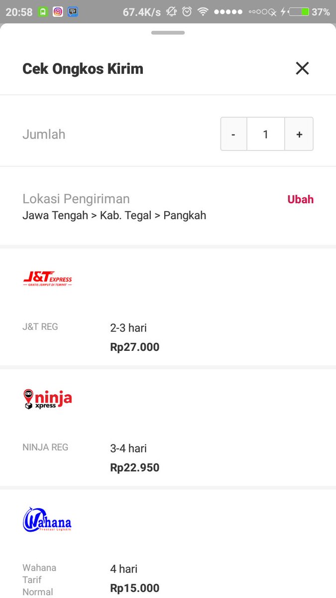 phandem10's tweet photo. @BukaBantuan Lho kok.bisa gt ya, pdahal berat barang hanya 100gram dn sya cek ongkir kok hanya 27, stlh mau checkout jadi 54. https://t.co/50B71S6UGP