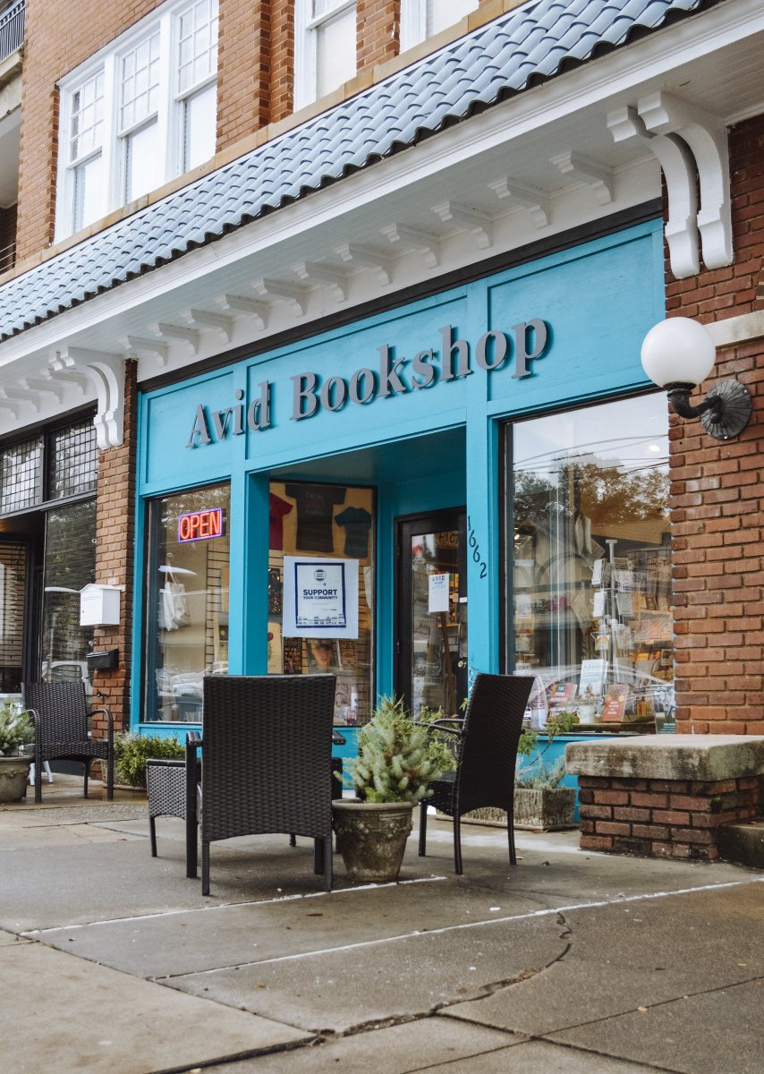 AvidBookshop's tweet photo. It's Celebration Sunday! Our first shop on Prince Ave. had another birthday in October, and now, our newest shop at Five Points is officially 2 years old! #avidbookshopbash #celebrationsunday #indiesfirst #shoplocal @SIndies #visitathensga https://t.co/Wdz4rtxgz7