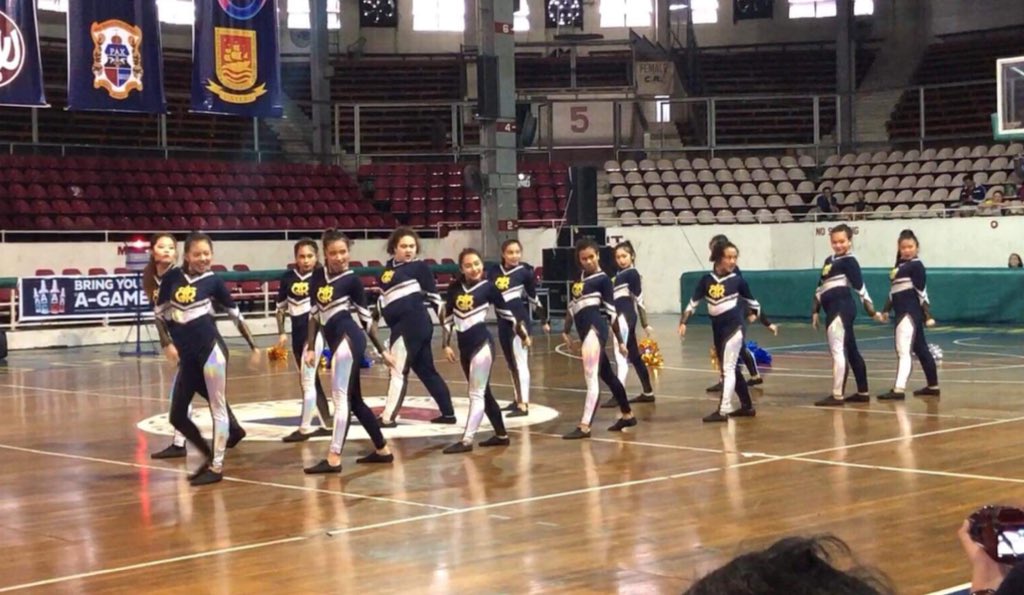 theACAOstory's tweet photo. ✨ Congratulations also to @AssumptionPep for such an amazing BOOMBAYAH routine 💪🏽💪🏽💪🏽We are so proud of you girls and nobody nobody can say otherwise 👏🏽💙💛💙 https://t.co/QM66ttqnbJ