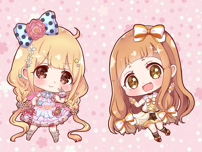冬コミで出す新作あんになアクキー第一弾杏ちゃんと仁奈ちゃんです(*'ω'*) 