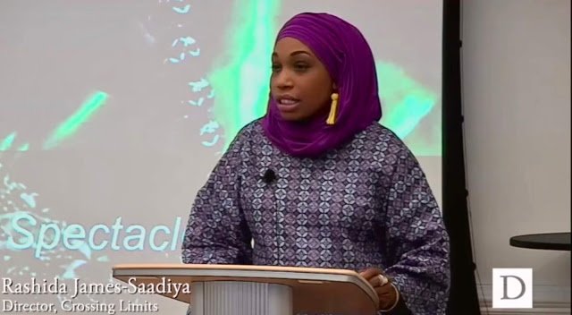 NewBlackMan's tweet photo. 'Rashida James-Saadiya shares her narrative photographic work "Betraying the Spectacle" which highlights the intersections of blackness, spirituality and creative resistance in the lives of Black Muslim women living and working in the American South.  
https://t.co/x68zXkU5Ji https://t.co/TtutTLyhng