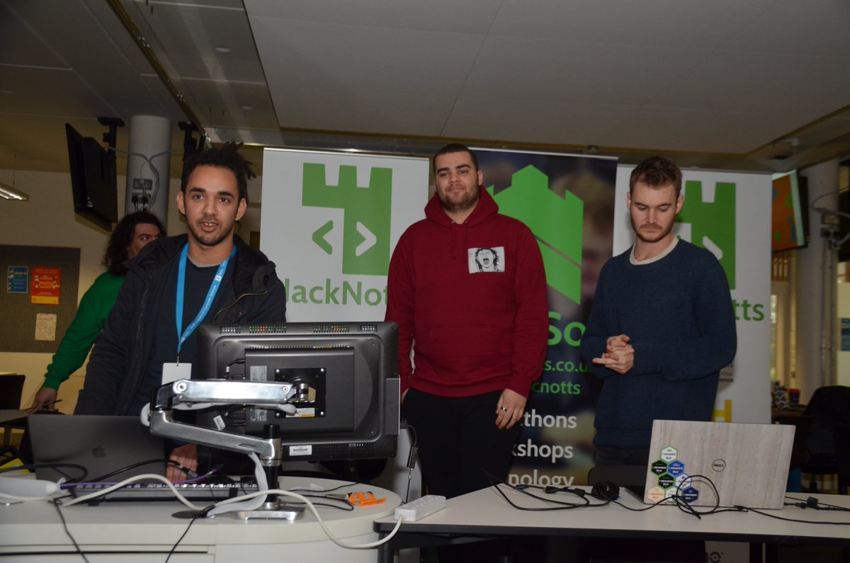 HackNotts's tweet photo. The Stranded 2 decided to finish a zombie game they started at #HackNotts a few years ago for nostalgic reasons - they even have custom music! https://t.co/DkRNG5LDsc