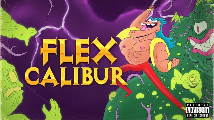 metalinjection's tweet photo. Hear ARMORED SAINT's John Bush Do The Vocals For New Cartoon Flex Calibur https://t.co/sFJTb5le1M https://t.co/UOTu8SUEyG