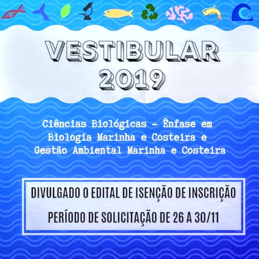 gtnbiomar's tweet photo. Vestibular Biologia Marinha #ufrgs
https://t.co/87x2z8Ajun https://t.co/YGE8bS1L7h