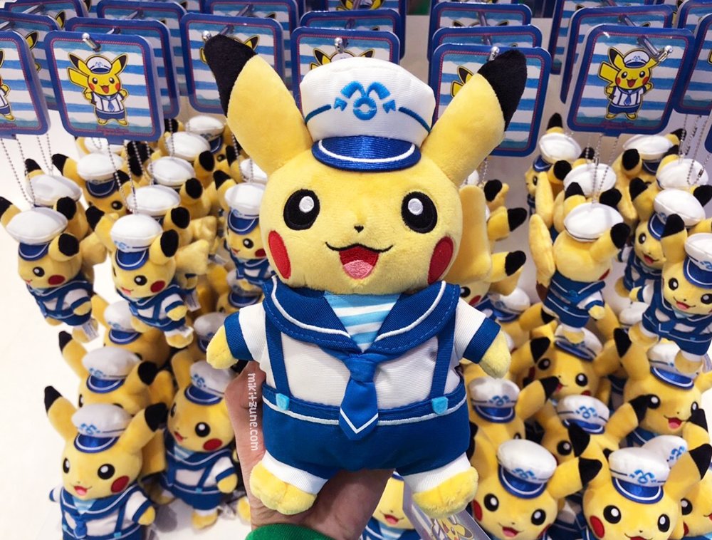Pokemon Center Yokohama Japan Limited Sailor Pikachu 18 Plush Doll Set Of 3