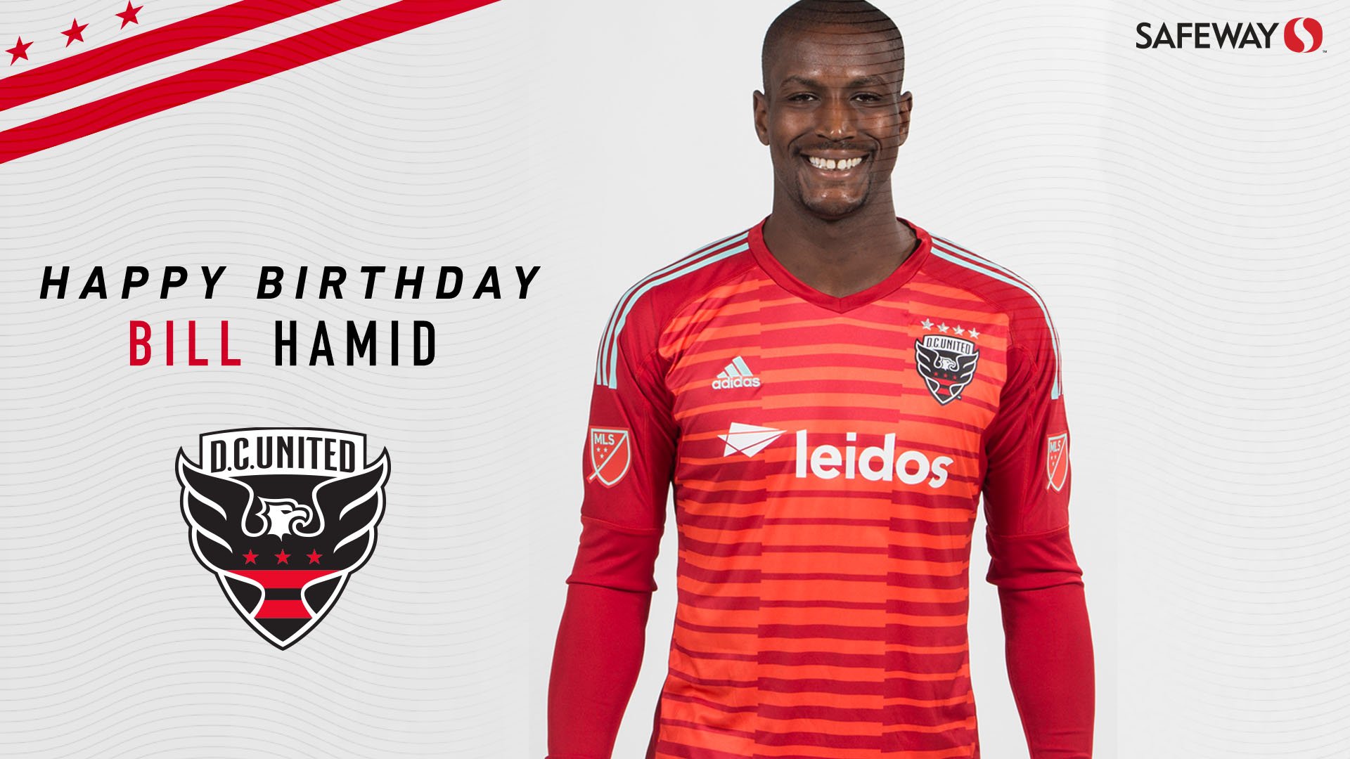 Cue the Bill Hamid chant. to wish a happy birthday!  