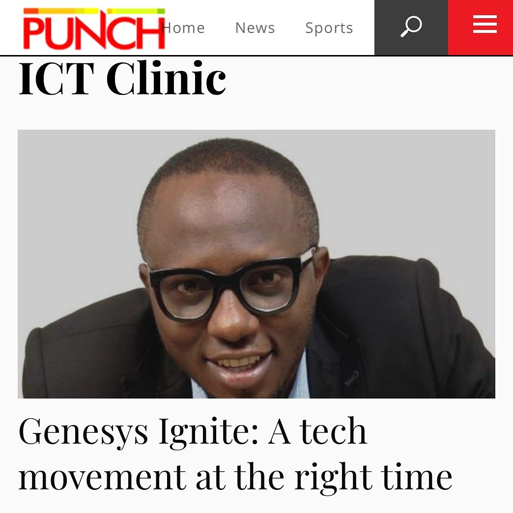 cfagbata's tweet photo. @cfagbata's @MobilePunch column today is titled 'Genesys Ignite: A tech movement at the right time' - https://t.co/Gk7FWvUxX7
Ignite by @genesystechhub has grown to become one of the biggest Tech events. 2 startups got $15k seed funding each + other winners. #genesysignite https://t.co/Oyr3452jdQ