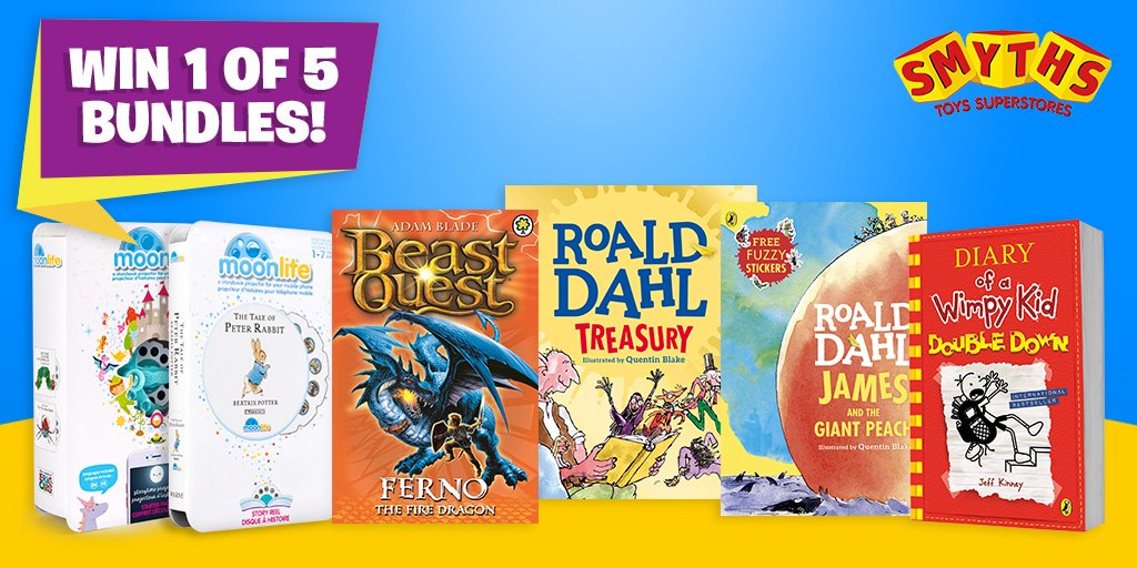 Our final Book Competition for the month is here 😍 We have 5 bundles of the below to give away, including the Roald Dahl Treasury, an absolute classic 🎉  To enter, simply RT and follow! Ends 23:59 TONIGHT